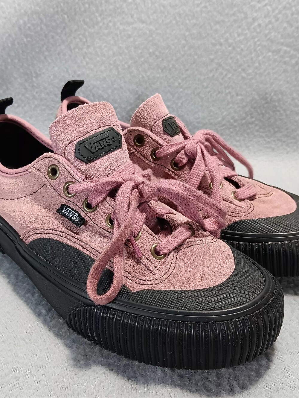 Vans Destruct SF Sneakers Women 7 Suede Nostalgic Rose All Terrain Shoes Walking